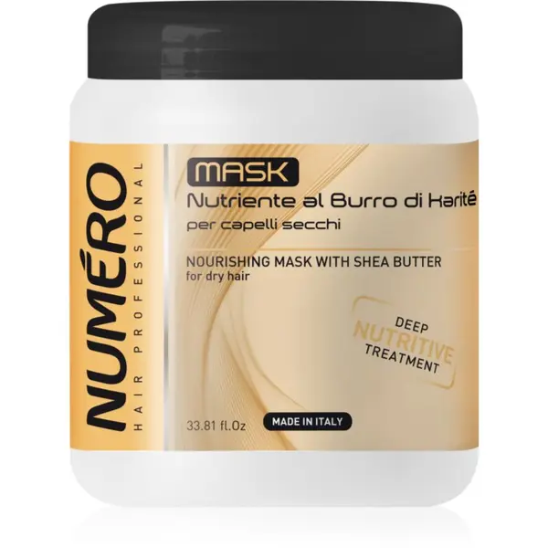 Brelil Professional Brelil Professional Nourishing Mask подхранваща маска с масло от шеа за суха коса  1000 мл.