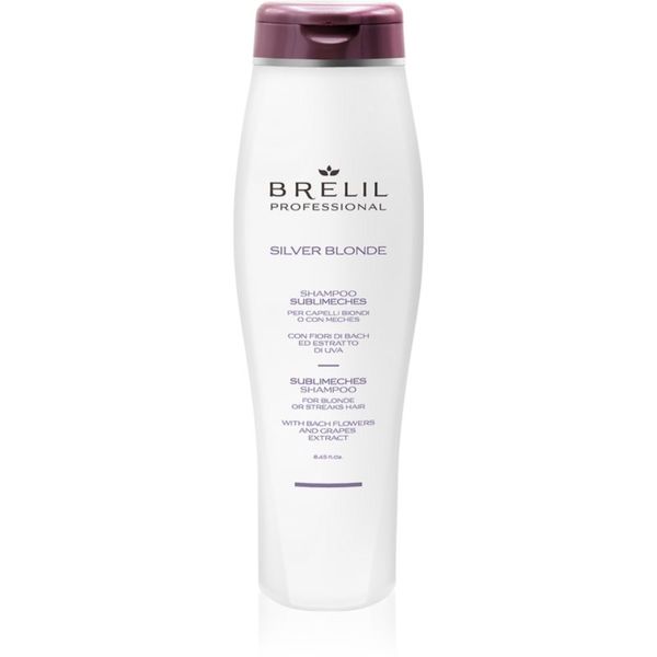 Brelil Professional Brelil Professional Silver Blonde Sublimeches Shampoo шампоан, неутрализиращ жълтите нюанси за блонд коса и коса с кичури 250 мл.