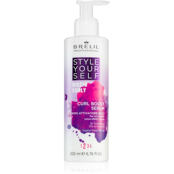 Brelil Professional Brelil Professional Style YourSelf Curl Boost Serum серум за чуплива коса 200 мл.