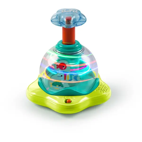 Bright Starts Bright Starts Press & Glow Spinner играчка за подреждане с мелодия 6 m+ 1 бр.
