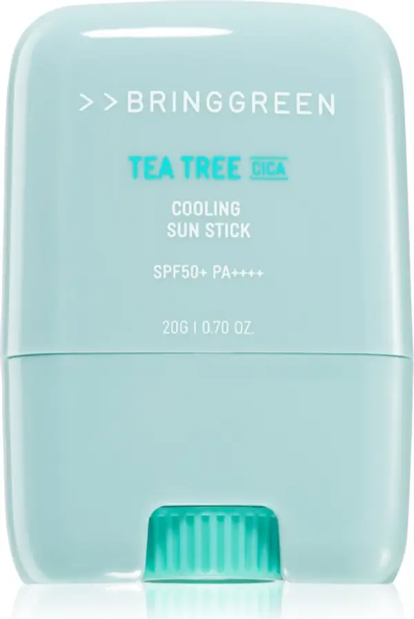BRINGGREEN BRINGGREEN Tea Tree Cica Cooling Sun Stick защитен крем за лице в стик SPF 50+ 20 гр.