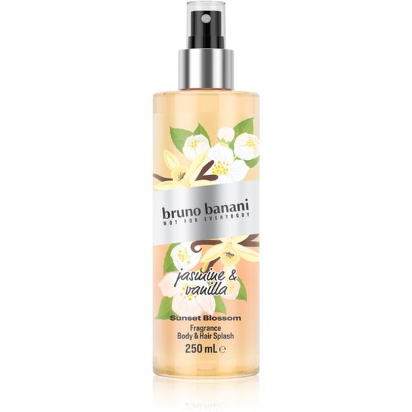 Bruno Banani Bruno Banani Sunset Blossom Jasmine & Vanilla Парфюмирана мъгла за тяло и коса за жени  250 мл.