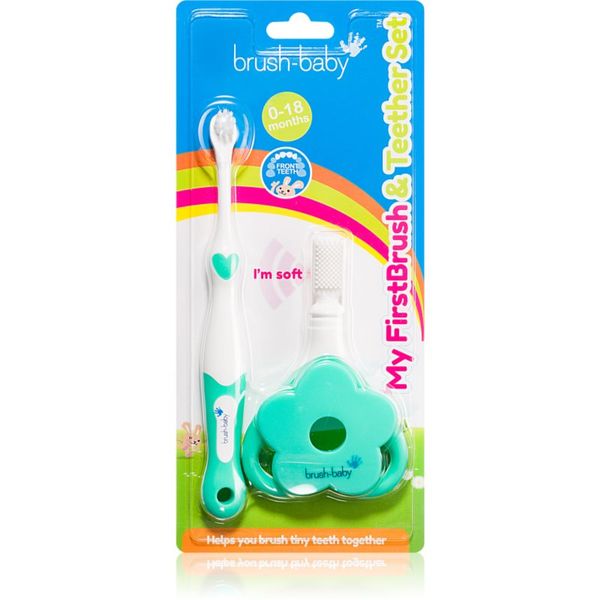 Brush Baby Brush Baby Applemint четка за зъби за деца 3 бр.