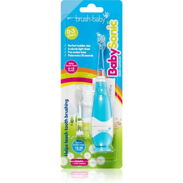 Brush Baby Brush Baby BabySonic електрическа четка за зъби за деца 0 – 36 месеца Blue 1 бр.
