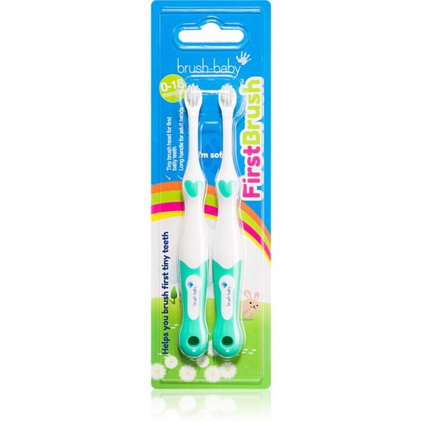 Brush Baby Brush Baby FirstBrush четки за зъби за деца 2 бр.