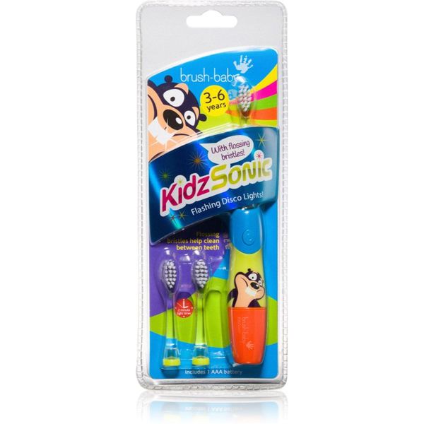 Brush Baby Brush Baby KidzSonic електрическа четка за зъби + резервни глави 1 бр.