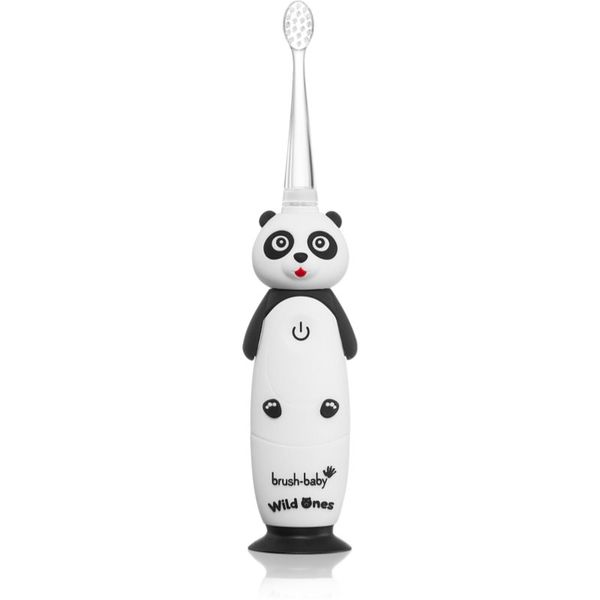 Brush Baby Brush Baby WildOnes WildOne електрическа четка за зъби + 2 резервни глави за деца Panda 1 бр.
