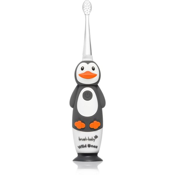 Brush Baby Brush Baby WildOnes WildOne електрическа четка за зъби + 2 резервни глави за деца Penguin 1 бр.