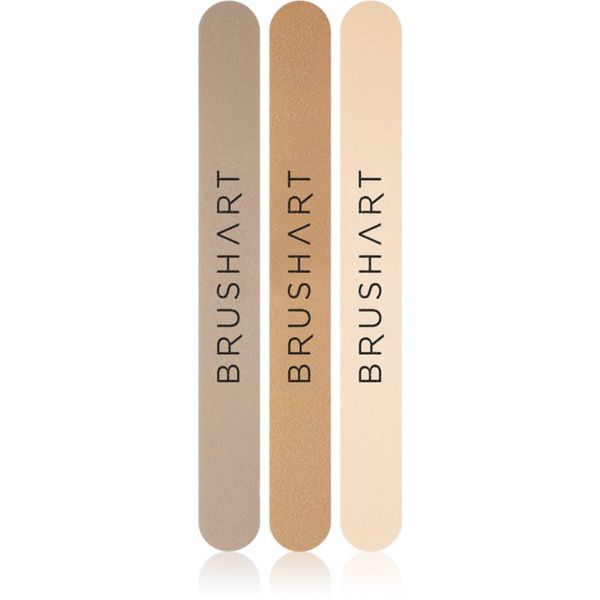 BrushArt BrushArt Accessories Nail file set комплект пили за нокти цвят Beige 3 бр.