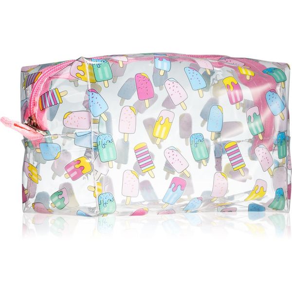 BrushArt BrushArt Accessories Transparent cosmetic bag прозрачна козметична чантичка цвят Ice Cream 1 бр.