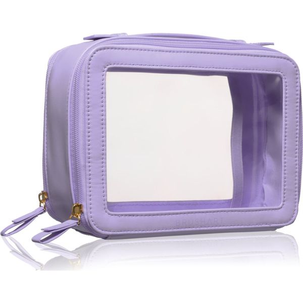 BrushArt BrushArt Accessories Transparent make-up case козметично куфарче Lilac 1 бр.