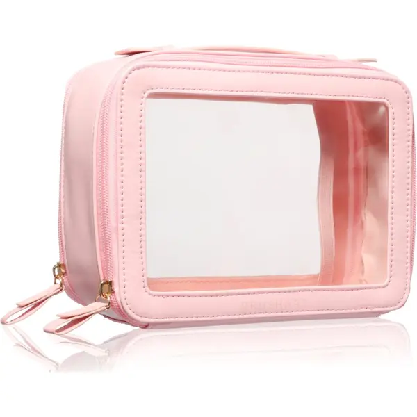 BrushArt BrushArt Accessories Transparent make-up case козметично куфарче Pink 1 бр.