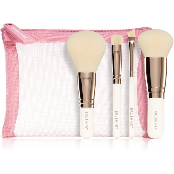 BrushArt BrushArt Basic On-the-go Glam mini make-up brush set комплект за пътуване с четки и чантичка(мини)
