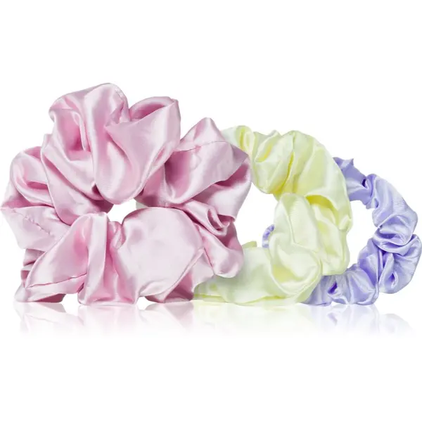 BrushArt BrushArt Daisy Dreams Satin Scrunchies Set ластици за коса 3 бр.