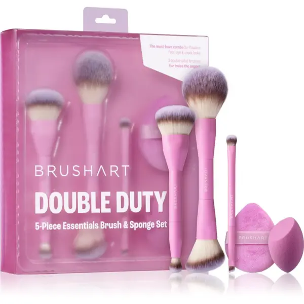 BrushArt BrushArt Double Duty 5-Piece Essentials Brush & Sponge Set комплект четки