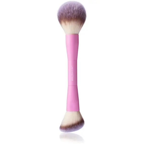 BrushArt BrushArt Double Duty Blush & Powder brush четка за руж и пудра двустранен 1 бр.