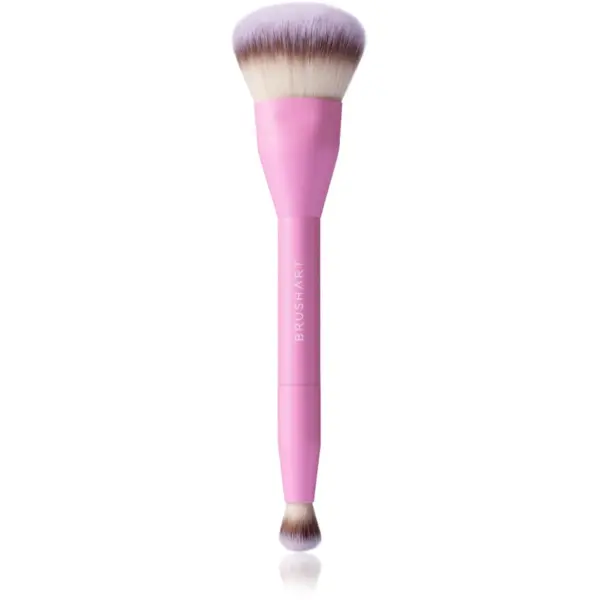 BrushArt BrushArt Double Duty Concealer & Foundation brush Четка за фон дьо тен и коректор двустранен 1 бр.