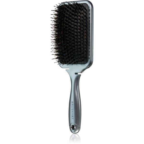 BrushArt BrushArt Hair Boar bristle paddle hairbrush Четка за коса с косми от глиган 1 бр.
