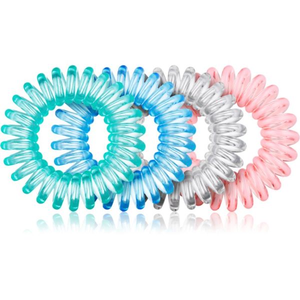 BrushArt BrushArt Hair Rings ластици за коса Clear Mix 4 бр.