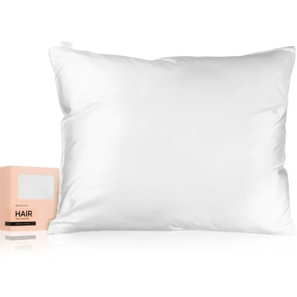 BrushArt BrushArt Hair Satin pillowcase калъфка за възглавница сатен White 50x60 см