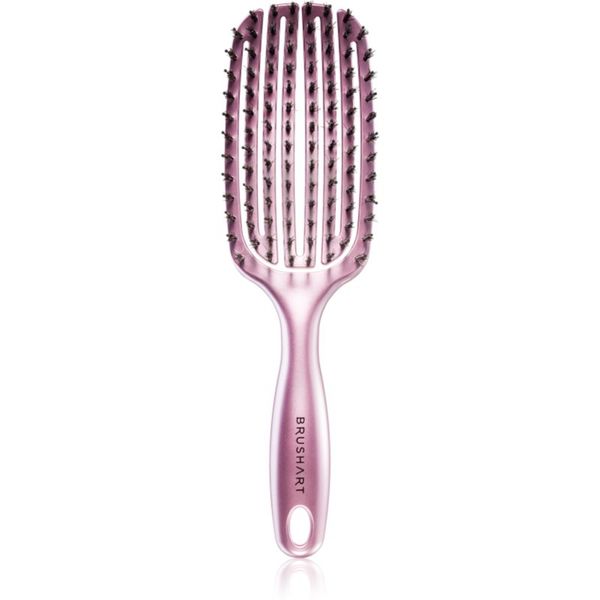 BrushArt BrushArt Hair Vent blowdry hairbrush with boar bristles Четка за коса за по-бързо оформяне на прическата със сешоар 1 бр.
