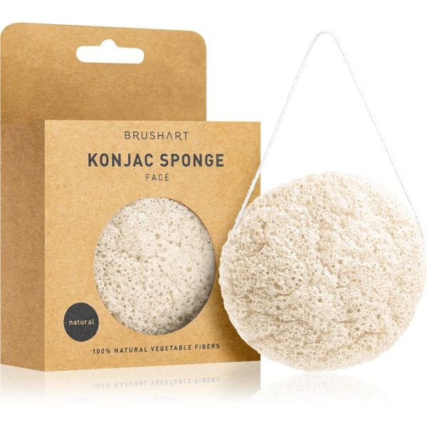 BrushArt BrushArt Home Salon Konjac sponge нежна ексфолираща гъба за лице Natural 5 гр.