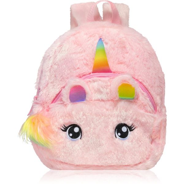 BrushArt BrushArt KIDS Fluffy unicorn backpack Small детска раница Pink (20 x 23 cm)