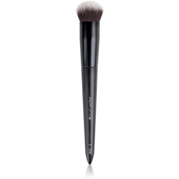 Brushworks Brushworks Buffing Foundation Brush Четка за грим тип NO. 2 1 бр.