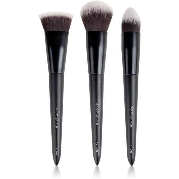 Brushworks Brushworks Cream Contour and Blush Set комплект четки