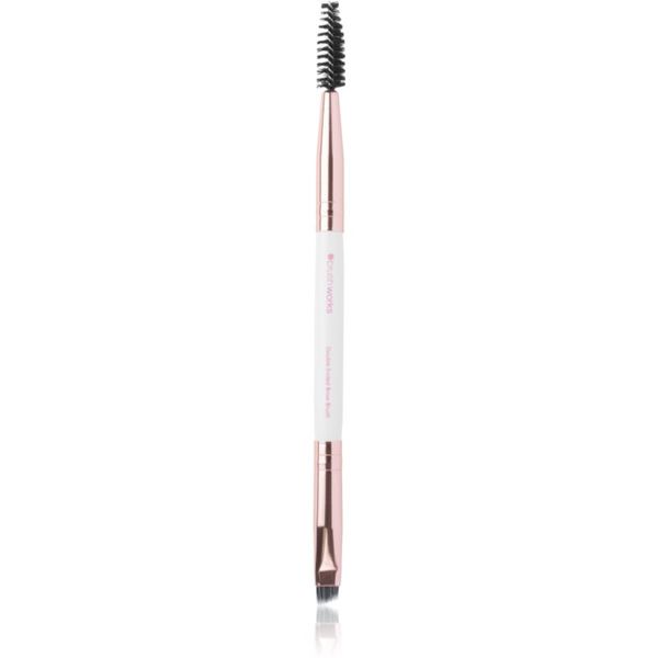 Brushworks Brushworks Double Ended Brow Brush четка за оформяне на вежди с четка 1 бр.
