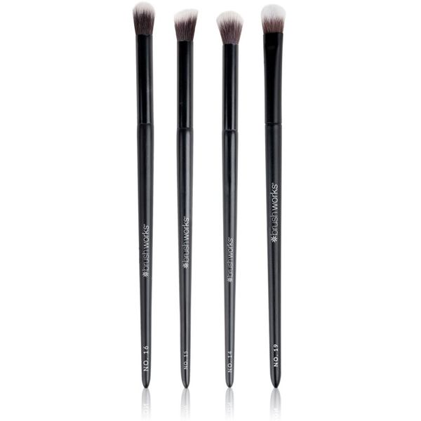 Brushworks Brushworks Eye Blending Set комплект четки за гримиране на очите