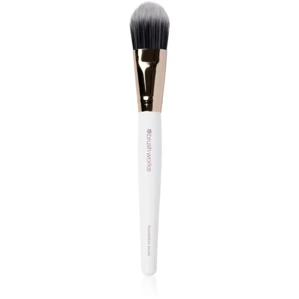Brushworks Brushworks Foundation Brush плоска четка за грим 1 бр.