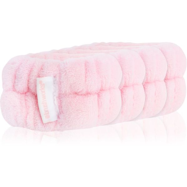 Brushworks Brushworks Microfibre Wrist Wash Bands гривни против стичаща се вода при миене на лицето (от микровлакна)