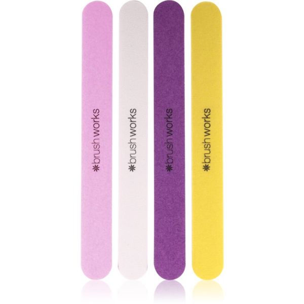 Brushworks Brushworks Nail Files Coloured комплект пили за нокти (за нокти)