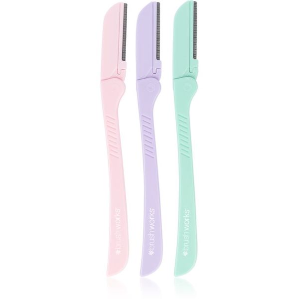 Brushworks Brushworks Precision Eyebrow Razor Pastel бръснач (за вежди)