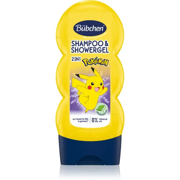 Bübchen Bübchen Shampoo & Shower Gel Pokémon шампоан и душ гел за деца 230 мл.