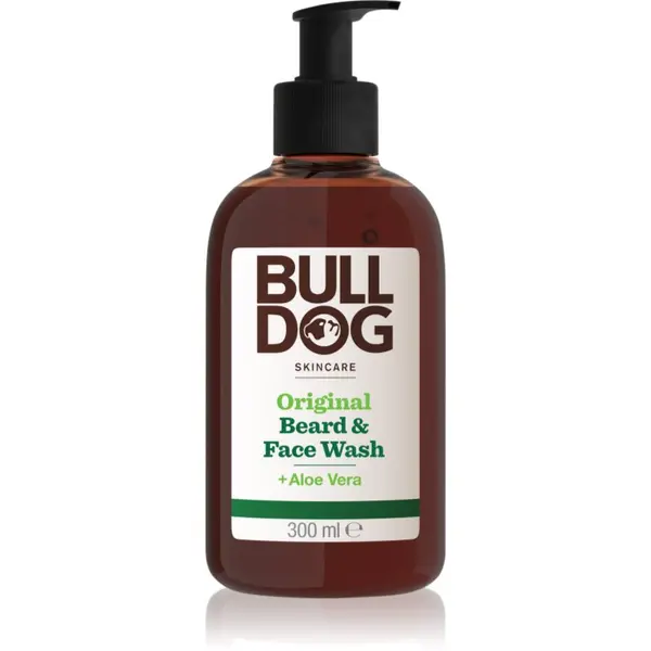 Bulldog Bulldog Original Beard & Face Wash почистващ гел за мъже 2в1 300 мл.
