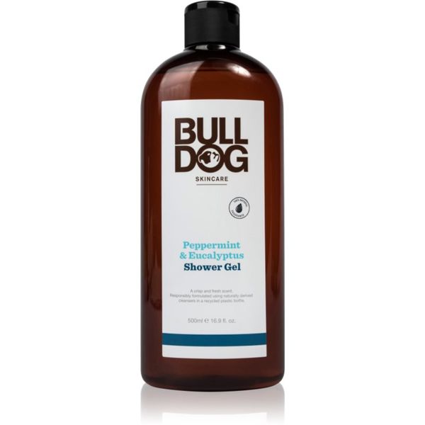 Bulldog Bulldog Peppermint & Eucalyptus Shower Gel душ-гел за мъже 500 мл.