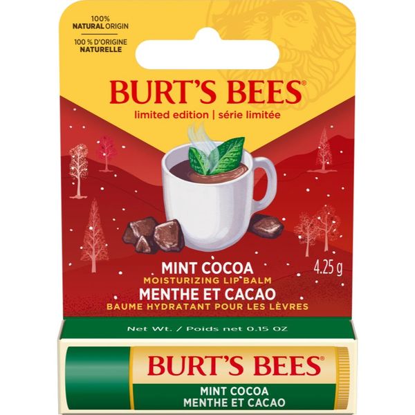 Burt’s Bees Burt’s Bees Festive хидратиращ балсам за устни вкус Mint Cocoa 4,25 гр.