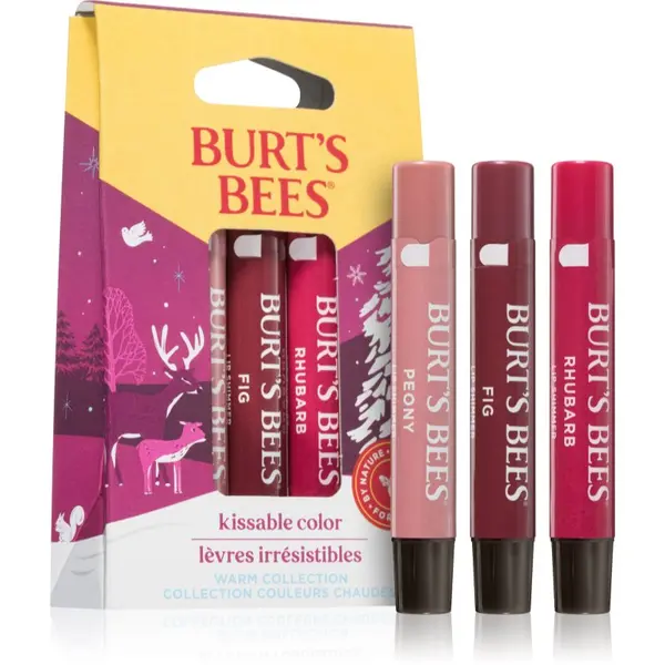 Burt’s Bees Burt’s Bees Festive Kissable Color комплект гланц за устни
