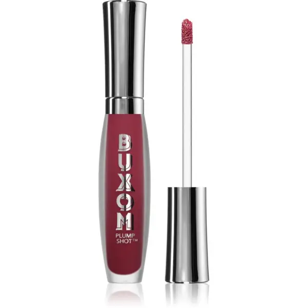 Buxom Buxom PLUMP SHOT™ COLLAGEN PEPTIDES ADVANCED PLUMPING LIP SERUM блясък за устни за по-голям обем цвят SHEER TINTS Plum Power 4 мл.