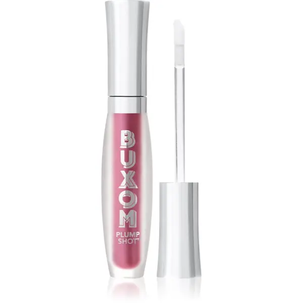 Buxom Buxom PLUMP SHOT™ COLLAGEN PEPTIDES ADVANCED PLUMPING MULTICHROME LIP SERUM блясък за устни с блестящи частици с увеличаващ ефект цвят Dreamy Dolly 4