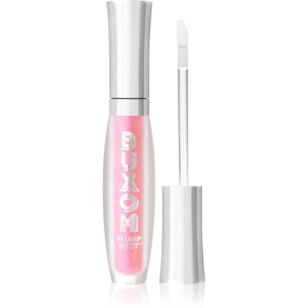 Buxom Buxom PLUMP SHOT™ COLLAGEN PEPTIDES ADVANCED PLUMPING MULTICHROME LIP SERUM блясък за устни с блестящи частици с увеличаващ ефект цвят Spellbound Pink
