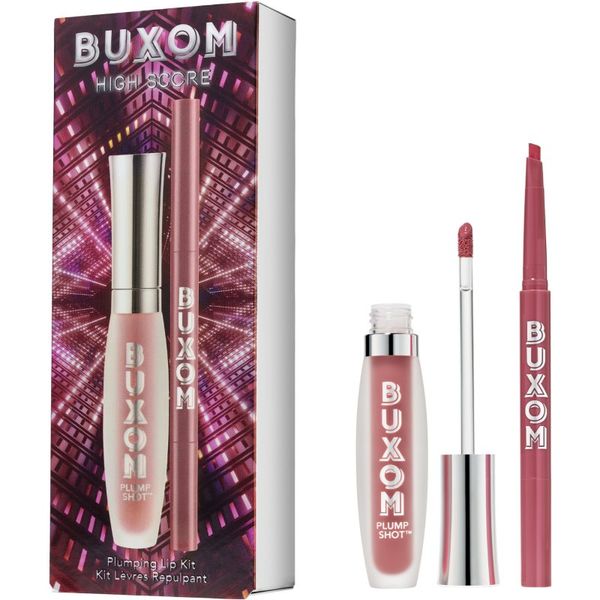 Buxom Buxom PLUMPING LIP KIT HIGH SCORE подаръчен комплект Dolly Babe