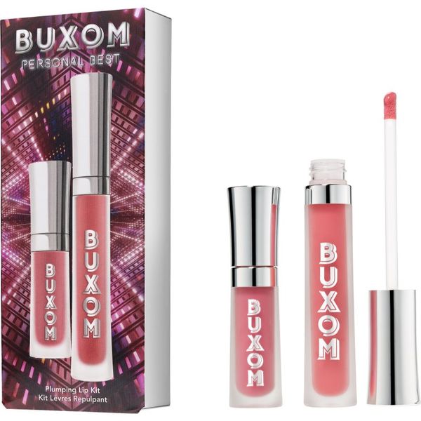 Buxom Buxom PLUMPING LIP KIT PERSONAL BEST кремообразен гланц за устни с увеличаващ ефект