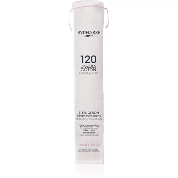 BYPHASSE BYPHASSE Cotton тампони за почистване на грим 120 бр.