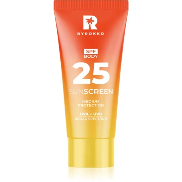 ByRokko BYROKKO Body Sunscreen слънцезащитен крем за тяло SPF 25 150 мл.