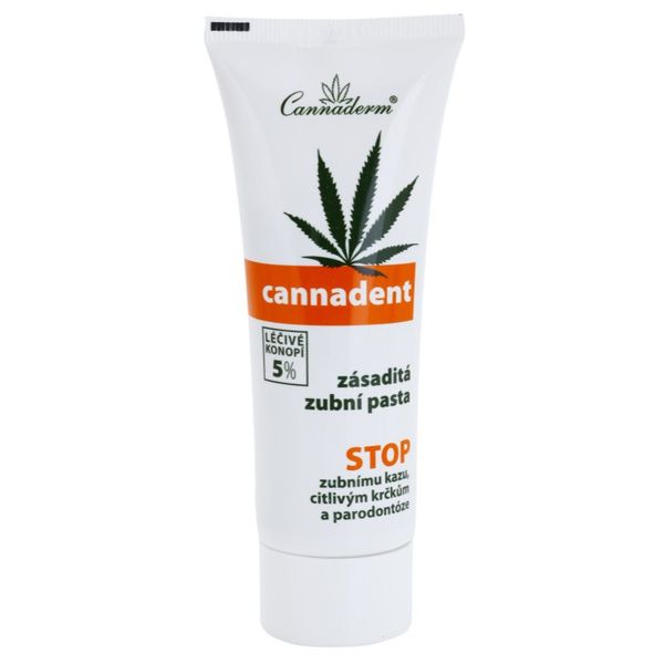 Cannaderm Cannaderm Cannadent Alkaline toothpaste билкова паста за зъби с конопено масло 75 гр.