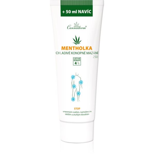 Cannaderm Cannaderm Mentholka hemp lubrication масажен крем с охлаждащ ефект 250 мл.