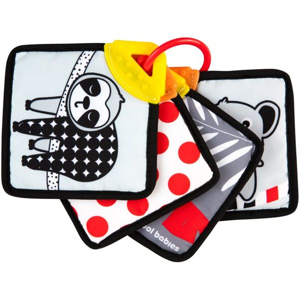 Canpol Babies Canpol babies BabiesBoo Sensory Cards with Teether въртяща се книжка с гризалка 1 бр.